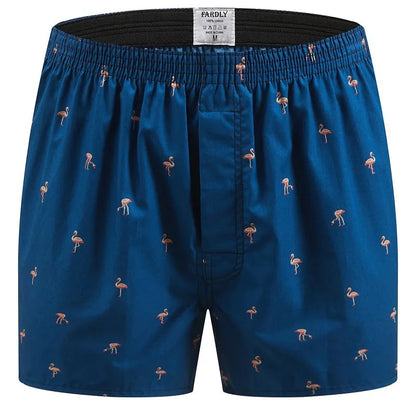 1PC 100% Cotton Men's Underwear Soft Comfortable Men's Underwear Men's Shorts Home Loose Stretch Men's Aloe Pants Boxer Briefs