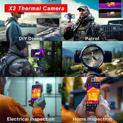 INFIRAY Thermal Master T2 PRO X2 T2 MAX X3 Thermal Camera Hunting Night Vision Thermal Imaging Camera for Phone Thermal Imager
