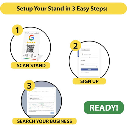 NFC215 Programmable for Google Review Card NFC Station Table 13.56Mhz QR code can be independently set to link Standing Card