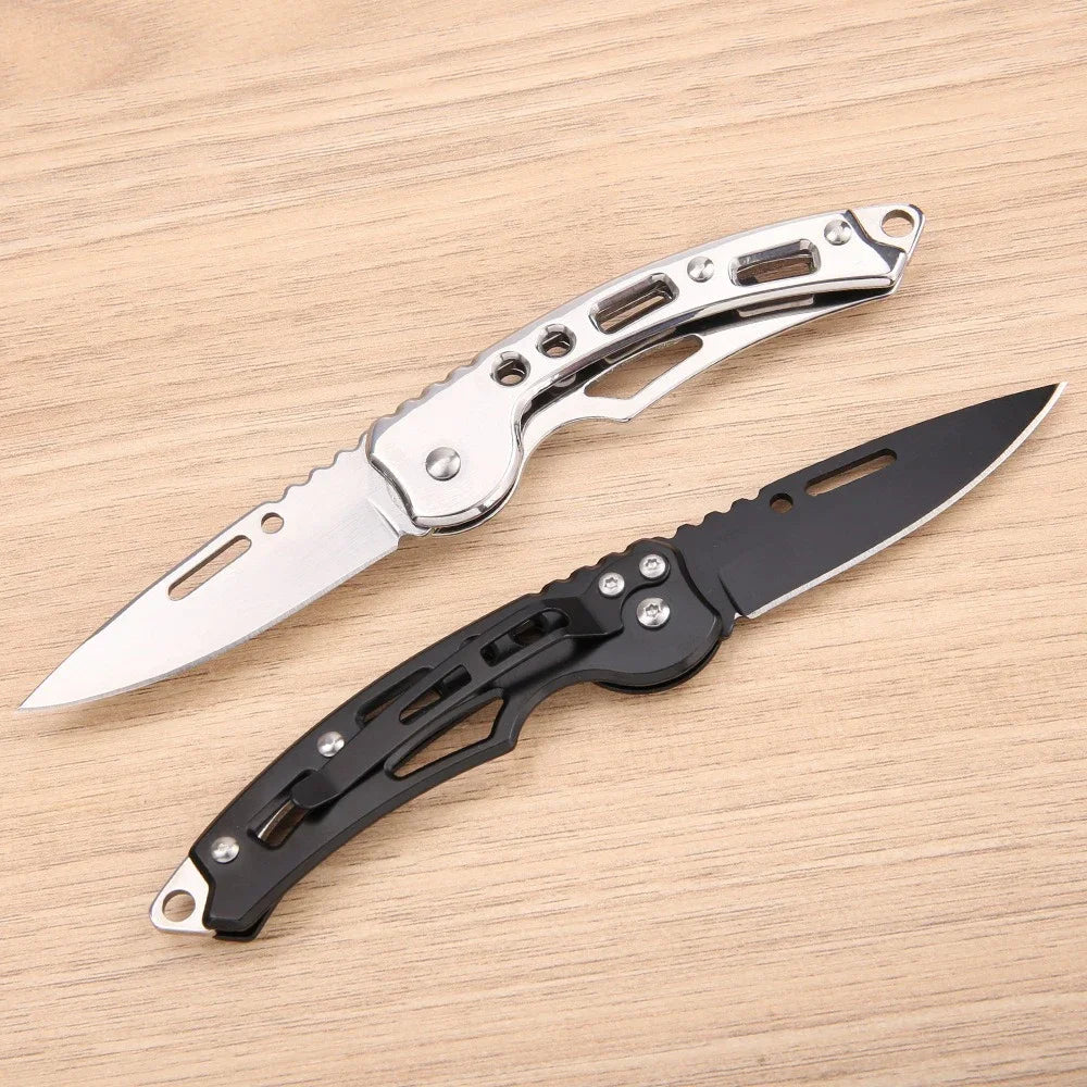 Colorful Keychain Folding Knife | Stainless Steel Blade | Compact Outdoor Carry