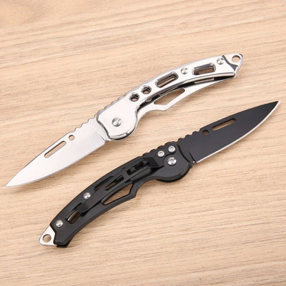 Colorful Keychain Folding Knife | Stainless Steel Blade | Compact Outdoor Carry