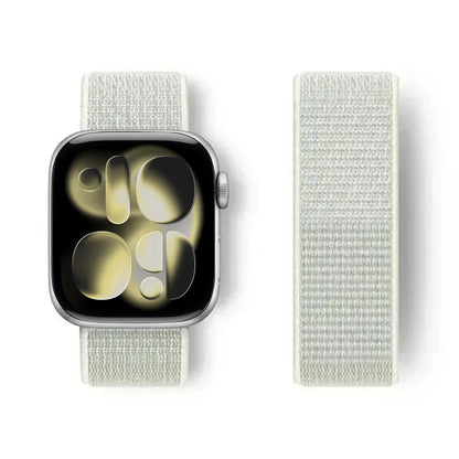 Nylon Loop for Apple Watch Band S11 46mm 40mm 44mm 45mm 42mm 41mm 49mm Smart Belt Bracelet for IWatch 11/10/9/8/7/6/SE/5/4 Strap
