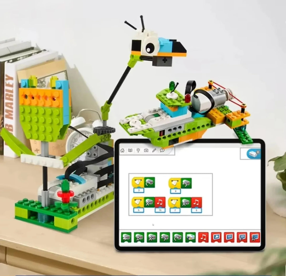 STEM Educational Building Blocks Kit 280pcs with Electronic Sensors for Programming Robots Fun Learning Activity for Kids