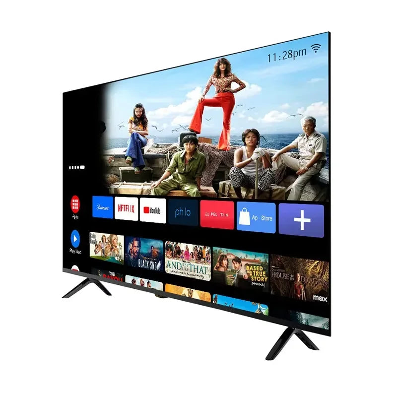 4K Smart TV for Cinema Experience for Android TV 32 43 50 55 60 65 70 75 85 Inch Home Entertainment Display