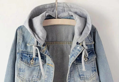 Bright Yellow Women's Denim Jacket Autumn Casual Outwear Crop Coat Breathable Polyester High Quality OEM Supplier