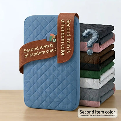 2Pcs,Buy One Selected Color Get One Random Free Quilted Waterproof Mattress Cover, Comfortable Stain & Wrinkle Resistant