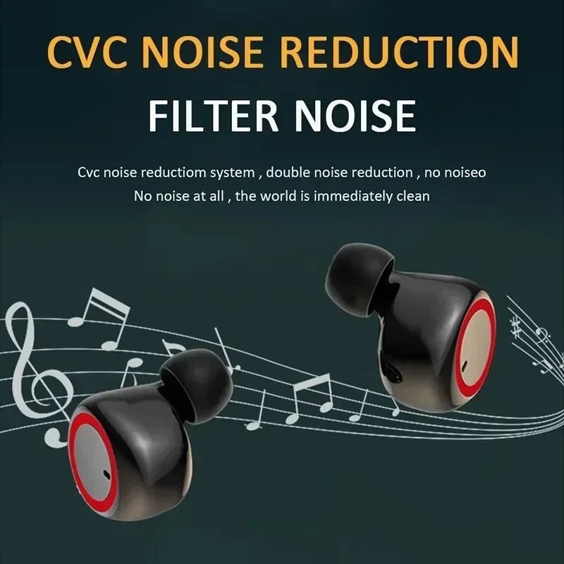 Wireless Bluetooth 5.0 Earphones 9D Stereo Headset with Mic Y50 TWS Touch Control Sport Earphones Waterproof Earbuds LED Display