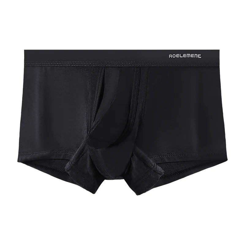Spermatozoa-Separating Underwear for Men, Scrotal Support, Ice Silk Pouch, Varicose Veins Boxer Briefs for Men