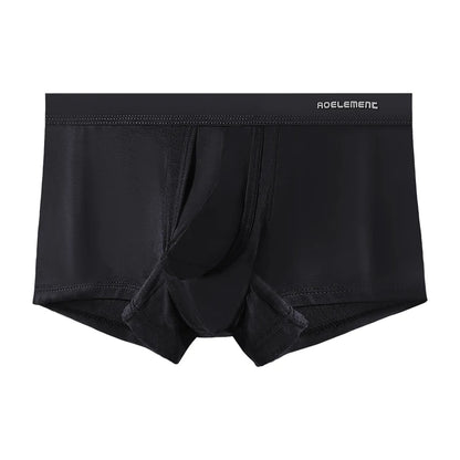 Spermatozoa-Separating Underwear for Men, Scrotal Support, Ice Silk Pouch, Varicose Veins Boxer Briefs for Men