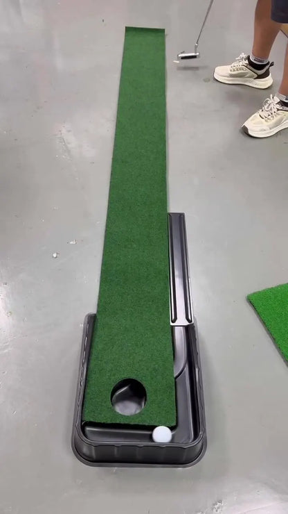 Putting Mat:Perfect Your Golf Skills with Realistic Home Practice - Improve Your Putting Stroke, Lower Your Scores, and Enjoy