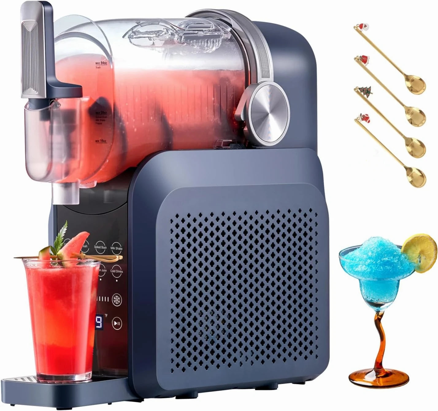 Slushie Machine   7-in-1 Slushie Machine with No Ice Needed   Countertop Slushy Maker for Home