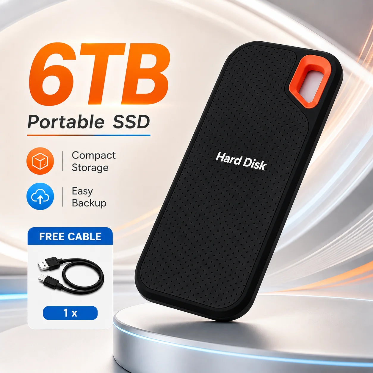 Original Hard Drive External Hard Disk 2TB Portable SSD USB-C Fast Storage Disk for Laptop Mac PC Phone Photo File Backup