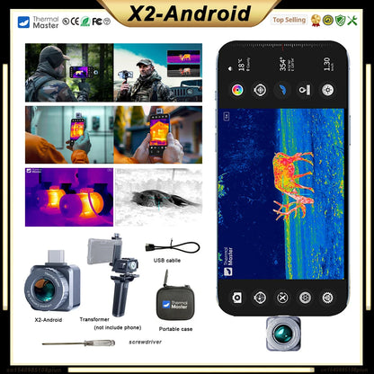INFIRAY Thermal Master T2 PRO X2 T2 MAX X3 Thermal Camera Hunting Night Vision Thermal Imaging Camera for Phone Thermal Imager