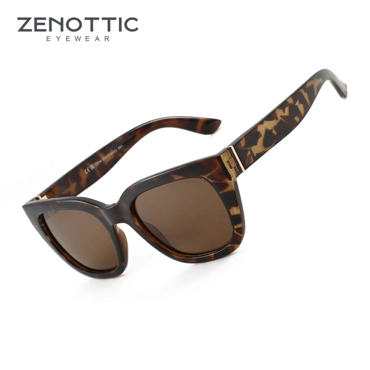 ZENOTTIC Retro Square Polarized Sunglasses for Women Vintage Sun Glasses UV400 Protection Trendy Shades Fashion Style