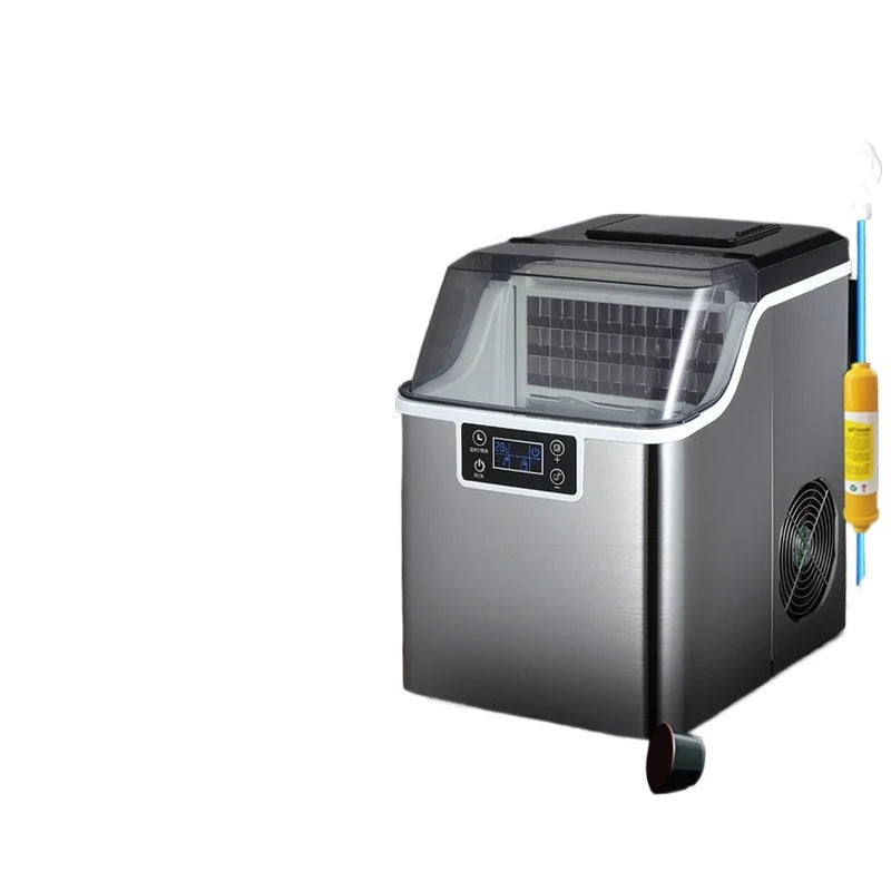 Small Household Square Ice Maker, Antibacterial, Ultra-Large Capacity, Rapid Ice Making