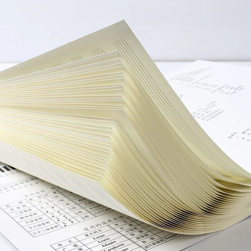 Blank Sheet Music Notebook Staff Paper Sheet Music Composition Art Music Notebook Manuscript Paper Piano Notebook Song Writing