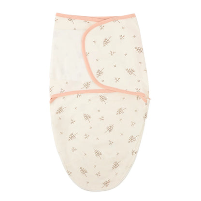 INSULAR Baby Cotton Swaddling Cloth With Caps Envelope Type Newborn Cartoon Envelope Anti-Startle Adjustable Bedding Item