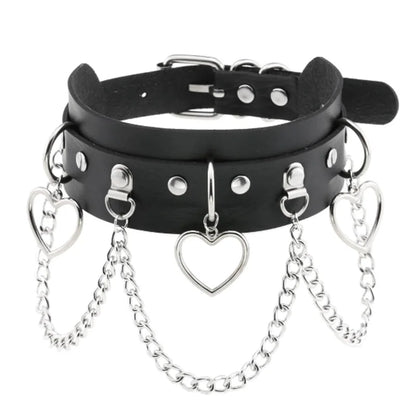 1pc Harajuku Gothic Spike Rivet Star Necklaces Collares Hip Hop Rock