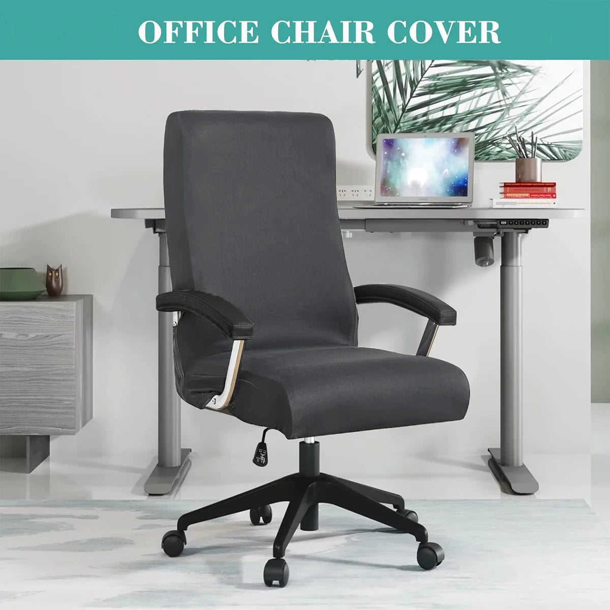 Stretch Spandex Office  Chair Covers Anti-dirty Computer Seat Chair Cover Removable Slipcovers