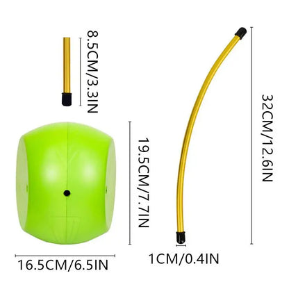2026NEW Portable Golf Swing Trainer Adjustable Buckle PU Foam Head on Aluminum Alloy Shaft Golf Grip Tempo Practice Training Aid