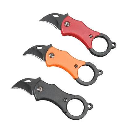 Mini Folding Knife Portable Pocket Knife Camping Food Processing Food Construction Repair Outdoor Equipment Keychain Mouth