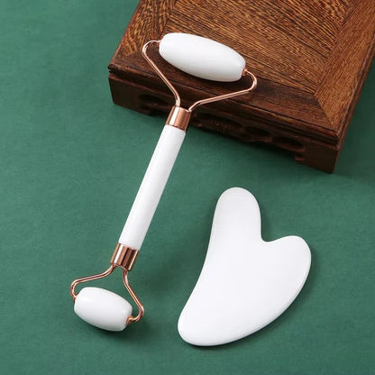 Gua Sha Massage Board Neck Anti Wrinkle Massager Tool Facial Skin Lifting Anti-Wrinkle Beeswax Stone Scraping Massager