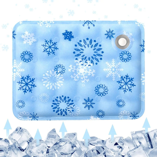 Pet Cooling Mat Dry Ice Pet Cool Pad Water Injection Cooling Dog Beds Keep Your Pet Cool Waterproof Wear Resistant For Dogs&Cats