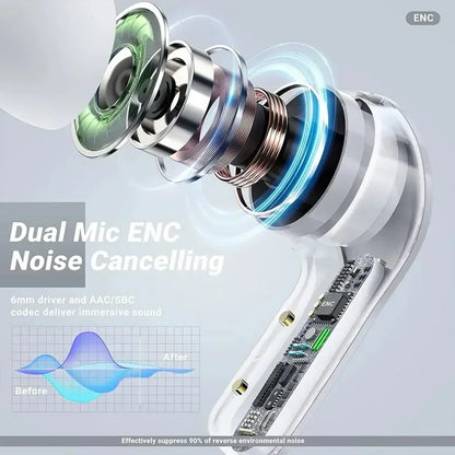 TWS Air31 Bluetooth Wireless Earphones 9D Stereo in Ear HiFi Earbuds HandsFree Headset with Mic Compatible with iPhone Xiaomi Sm