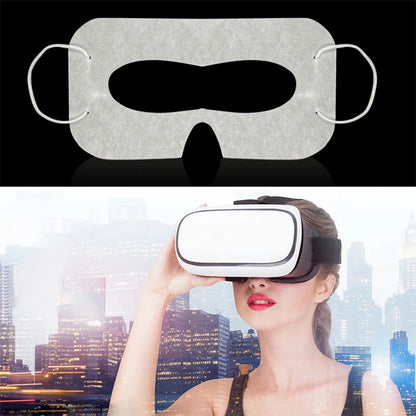 100Pcs Disposable VR Mask Breathable VR Eye Covers Universal Virtual Reality Face Mask for Meta Quest 3S VR Headset Accessories