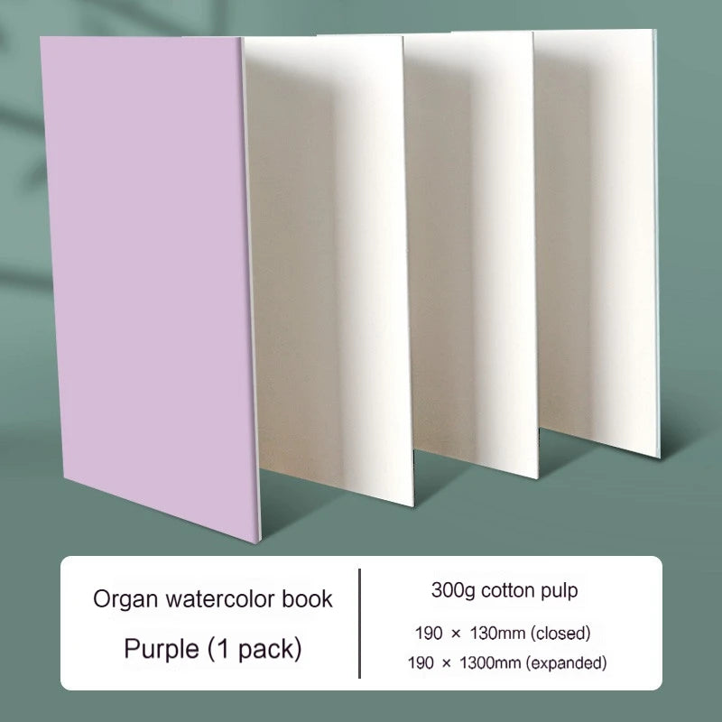300GSM Thickened Paper Organ Book Sketchbook for Sketching Illustration Handbook Painting Watercolor Journal Drawing Notebook
