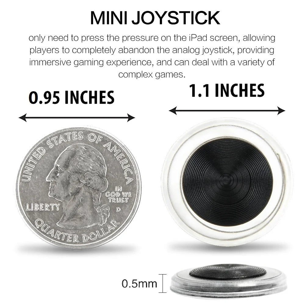 Smartphone Game Joystick Rocker Touch Screen Mobile Game Fling Mini Joysticks Support Any System