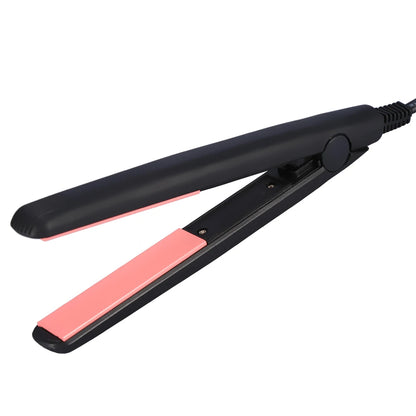 Electric Hair Straightener 18W 2Types Mini Portable Electronic Hair Straightener Straightening Hairstyling Tool