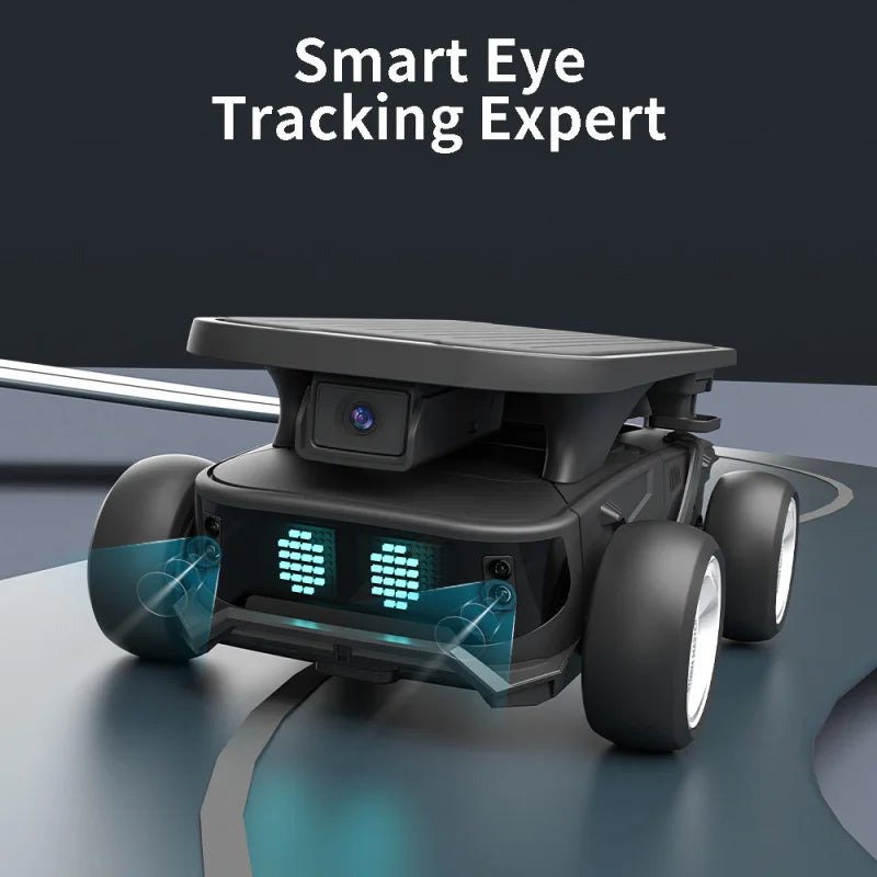 Storm X5 Intelligent RC Robot Car with Infrared Recognition & Programmable Modes - White/Black, Kids Educational Gift
