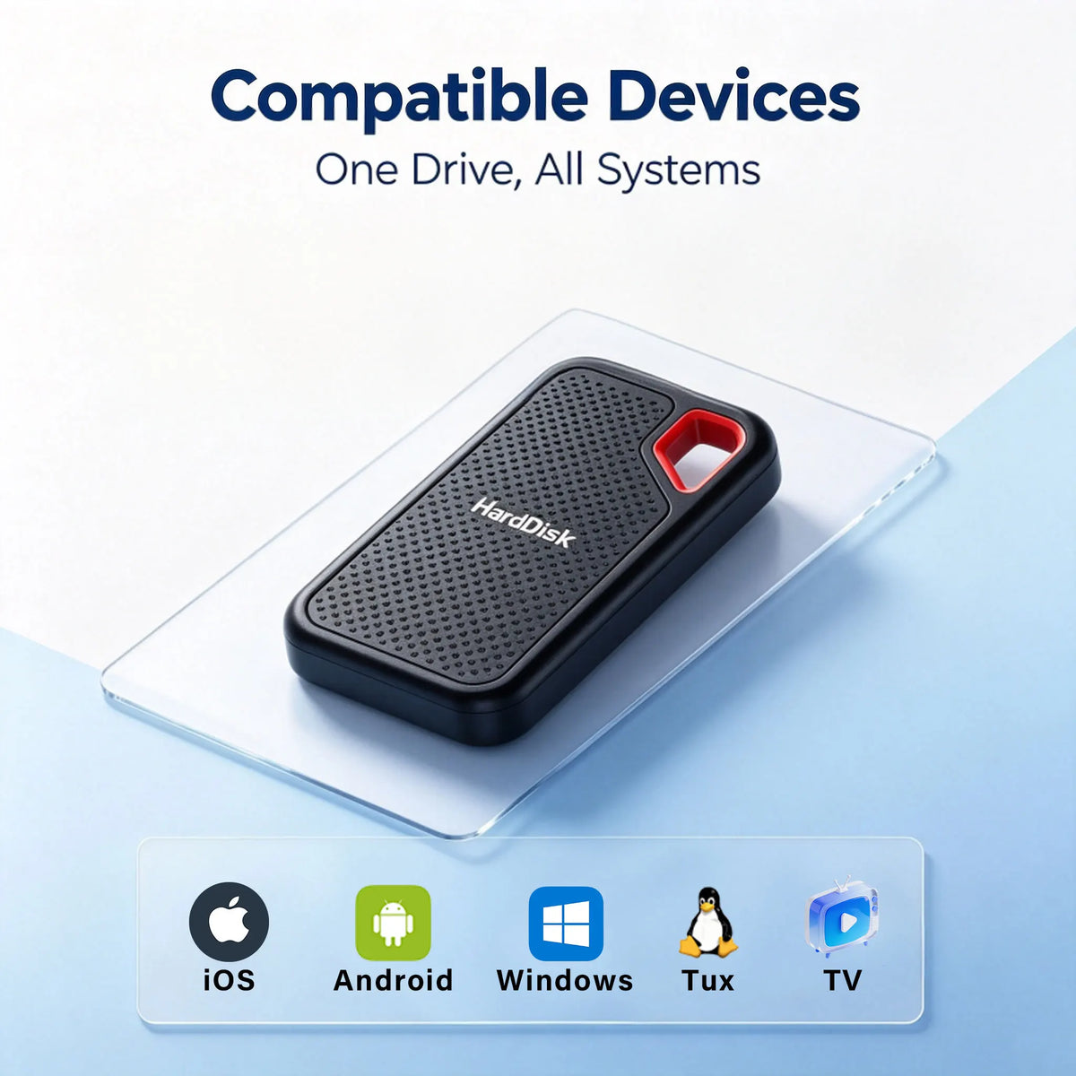 64TB large capacity mobile solid-state drive 1TB high-speed portable SSD USB3.1 plug and play suitable for laptops/MAC/PC