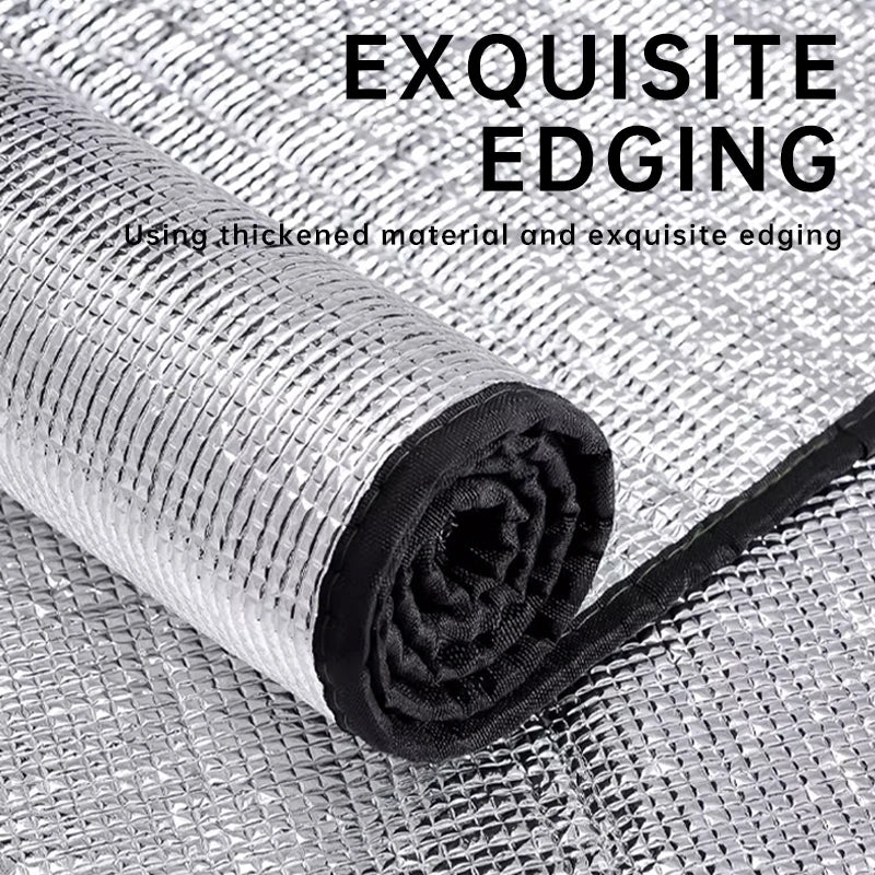 Outdoor Camping Foam Foil Mat Portable Moisture-proof Pad Picnic Beach Mat Aluminum Insulation Sleeping Pad Camping Supplies
