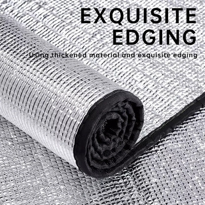 Outdoor Camping Foam Foil Mat Portable Moisture-proof Pad Picnic Beach Mat Aluminum Insulation Sleeping Pad Camping Supplies
