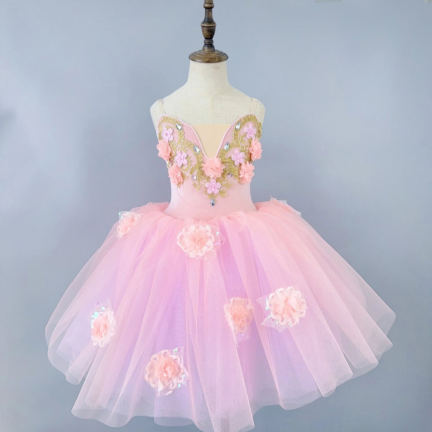 Ballet Performance Tutu Dress Girls Dance Wear Outfit Children Stage Clothing Fashion Ballet Dresses Princess Vestido Kids