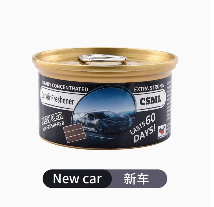 Car Air Fresheners: Lemon Scent | Organic Cans | Odor Eliminator Essential | Long-Lasting | Strong Fragrance | For Home Closet