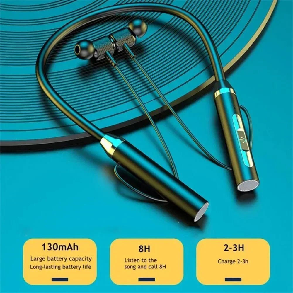 New K58 Bluetooth headset neckband magnetic headset sports running Bluetooth 5.3 headset with microphone