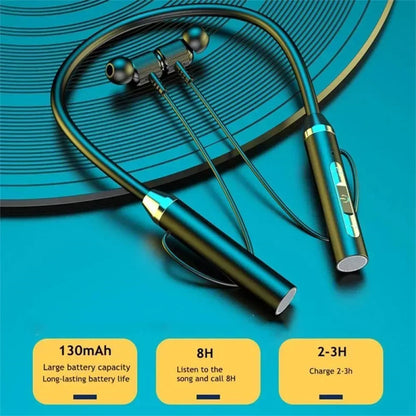 New K58 Bluetooth headset neckband magnetic headset sports running Bluetooth 5.3 headset with microphone