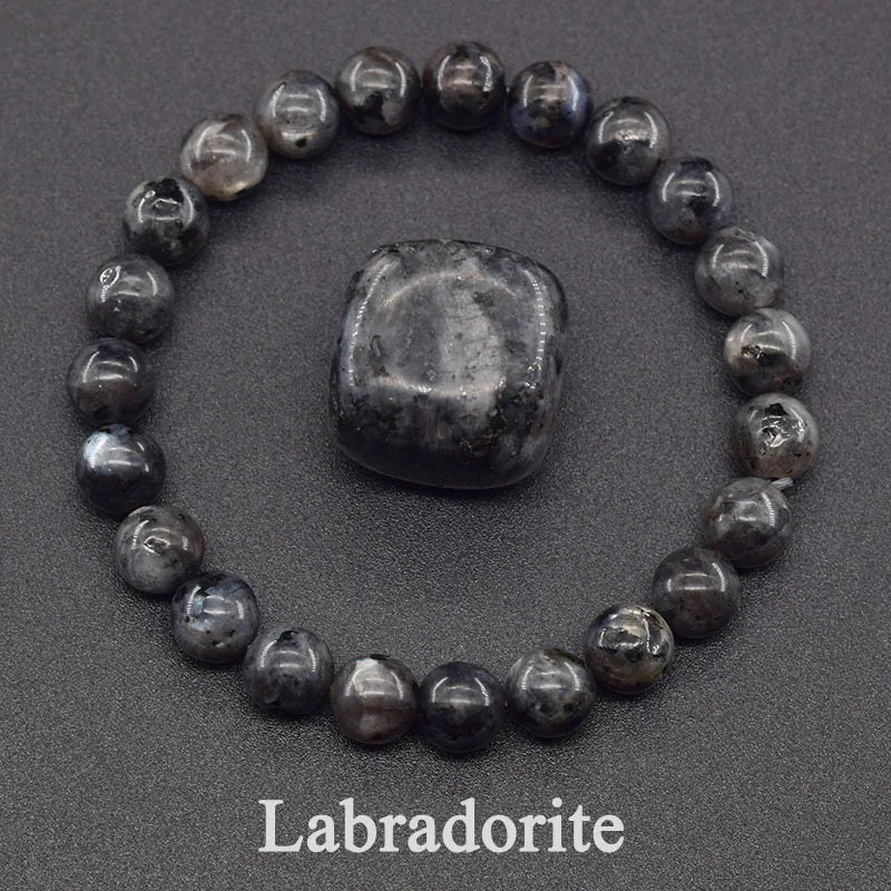 Natural Amethyst Quartz Crystal Bead Bracelet Health Bracelet for Women Weight Loss Fatigue Pressure Fatigue Relief Yoga Jewelry