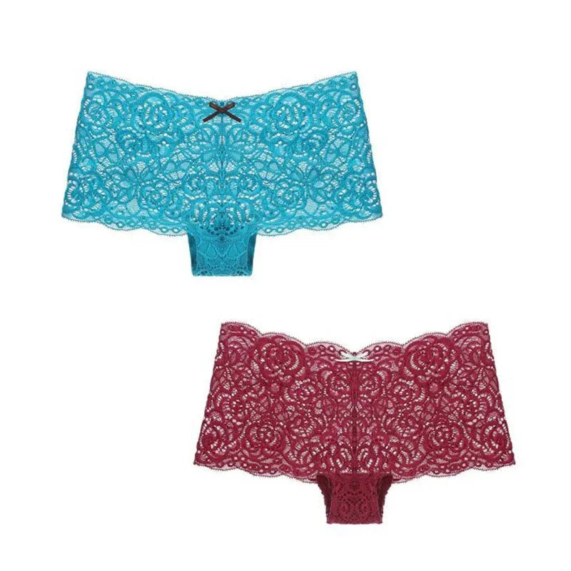 Boyshorts Underwear for Women Sexy Floral Panties S-XL Girls Low-Rise Ladies Comfortable Boxer Shorts