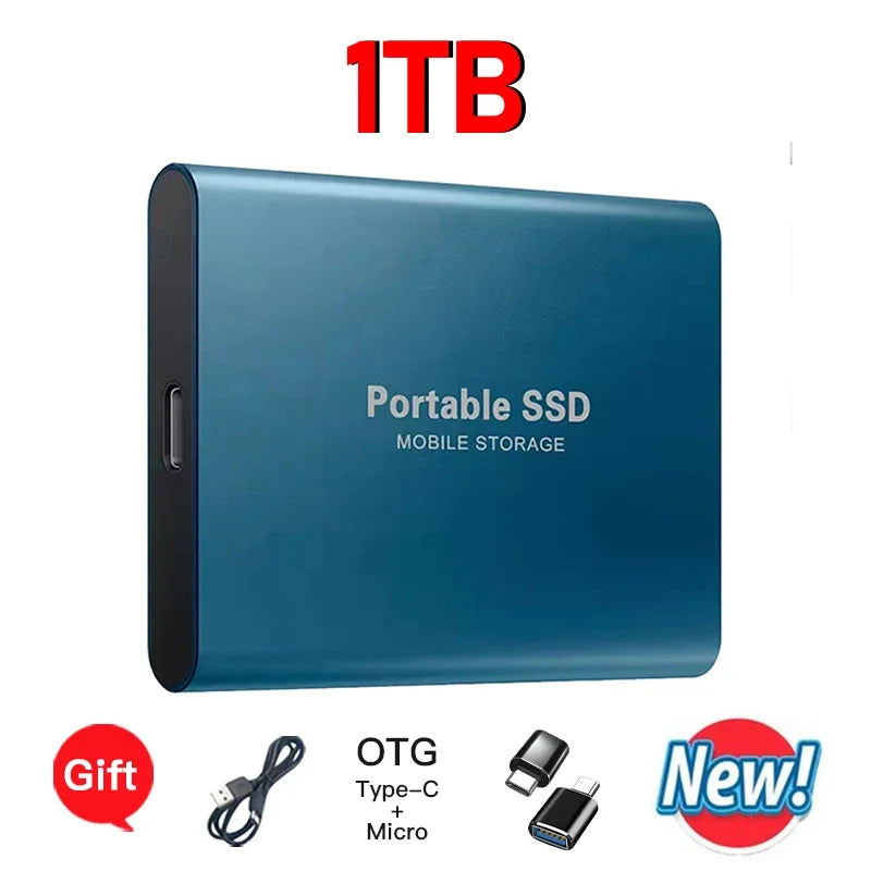 Reliable Brand 1TB External Hard Drive  Portable SSD  2TB 4TB  USB 3.1 High Speed Solid State Disk Data Storage