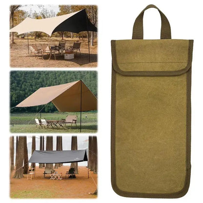 Outdoor Camping Equipment Stakes Storage Bag Tent Pegs Nails Ground Bag Outdoor Camping Pegs For Tent Tarp For Camp Ground