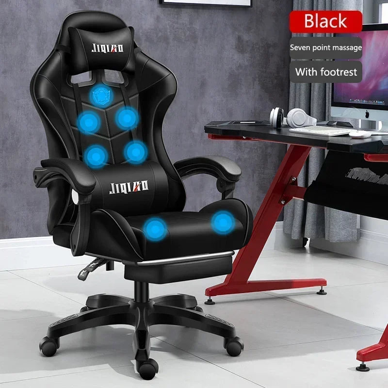 High Quality Gaming Chair RGB Light Office Chair Gamer Computer Ergonomic Swivel Chair Massage Recliner Gamer Chairs