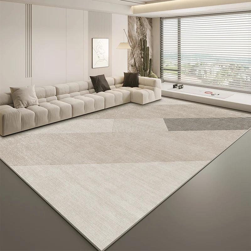 VIKAMA Modern Minimalist Geometric Carpet Scandinavian Style Living Room Large Size Soft And Easy To Clean Floor Mats Home Decor