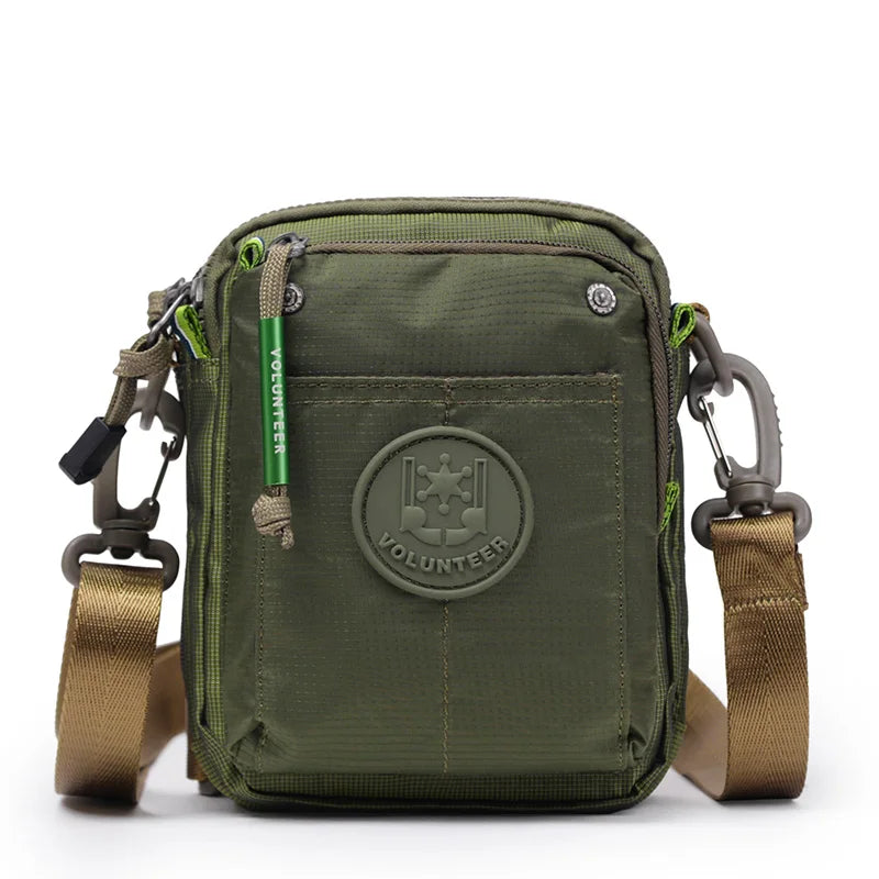 VOLUNTEER Crossbody Bags for Men Fashion Waterproof Phone Oxford Cloth Casual Small Messenger Men's Shoulder Sling Bag 1652-11