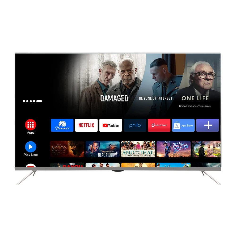 OLED TV 50 55 65 75 Inch Ultra Slim 4K Flat Screen Television Android 14 Smart TV