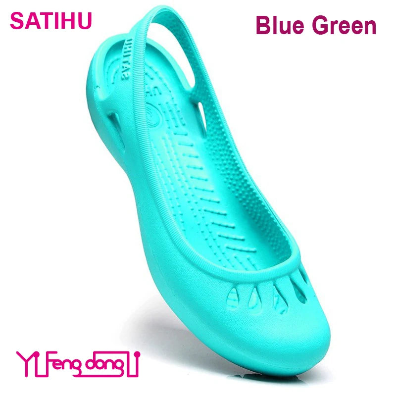 Ultra-light Women's Clogs: Breathable Soft Elastic Waterproof Non-slip Easy To Clean Versatile And Stylish For Commuting Work