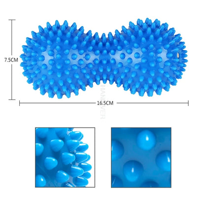 Peanut Shape Massage Yoga Fitness Ball Foot Muscle Massage Ball Feet Acupressure Massage Relieve Body Stress Relief Pain Massage